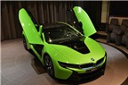 BMW i8 bắt mắt với màu xanh lá