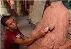 Độc đáo các bộ tượng gốm sứ của làng nghề Bát Tràng