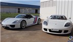 Porsche Carrera GT “hít khói” hậu duệ 918 Spyder