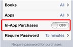 Tắt chức năng In-App Purchase trên các máy iOS