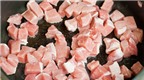 Những thực phẩm không được nấu chung cùng thịt lợn