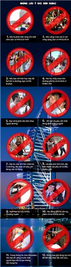 Những điều cấm kỵ khi du lịch đến Dubai