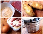 Cách làm khoai tây viên chiên xù
