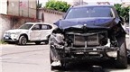 Chồng lái Mercedes-Benz đâm nát xe BMW của vợ