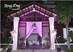 Cách thiết kế không gian cưới hồng tím lãng mạn