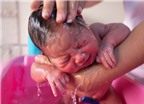Lý do không nên tắm cho bé ngay sau khi sinh
