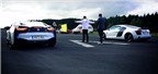 BMW i8 “hạ đo ván” Audi R8 V8 trên đường đua drag