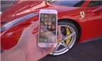 Điều gì xảy ra khi chạy siêu xe Ferrari qua iPhone 6S?