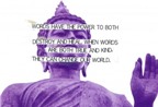 Câu nói tiếng Anh khuyên sống tốt của Đạo Phật