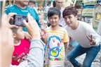 Sau chuyến du lịch, Hồ Quang Hiếu ghé thăm trẻ em bất hạnh