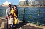 Lý Hải đưa gia đình du lịch Australia