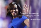 Học tiếng Anh qua những câu nói ấn tượng của Michelle Obama